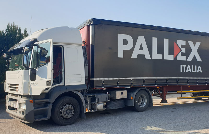 DVB logistik furgone Pallex Italia